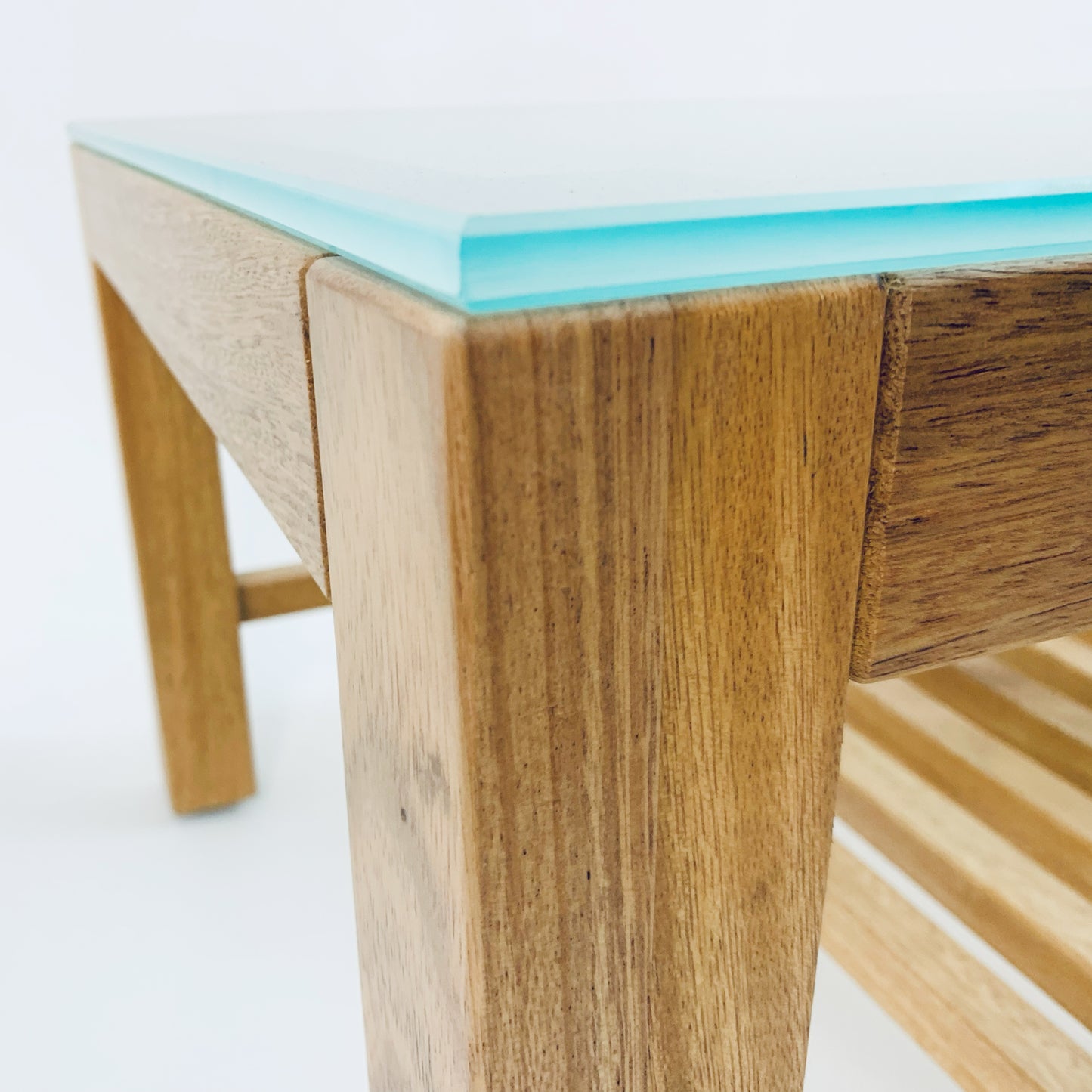 Mesa de Centro Roble Cristal Frost
