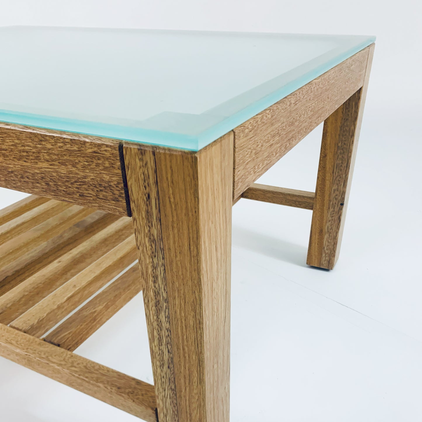 Mesa de Centro Roble Cristal Frost