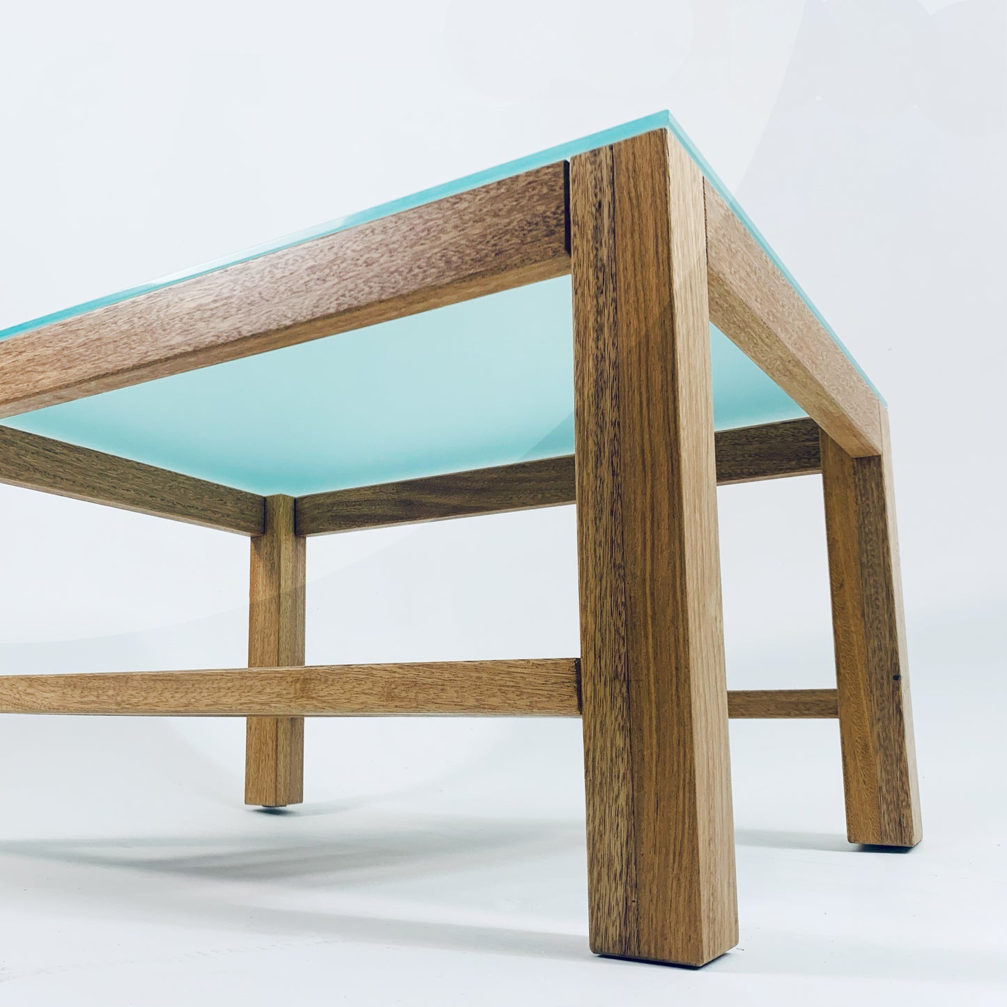 Mesa de Centro Roble Cristal Frost
